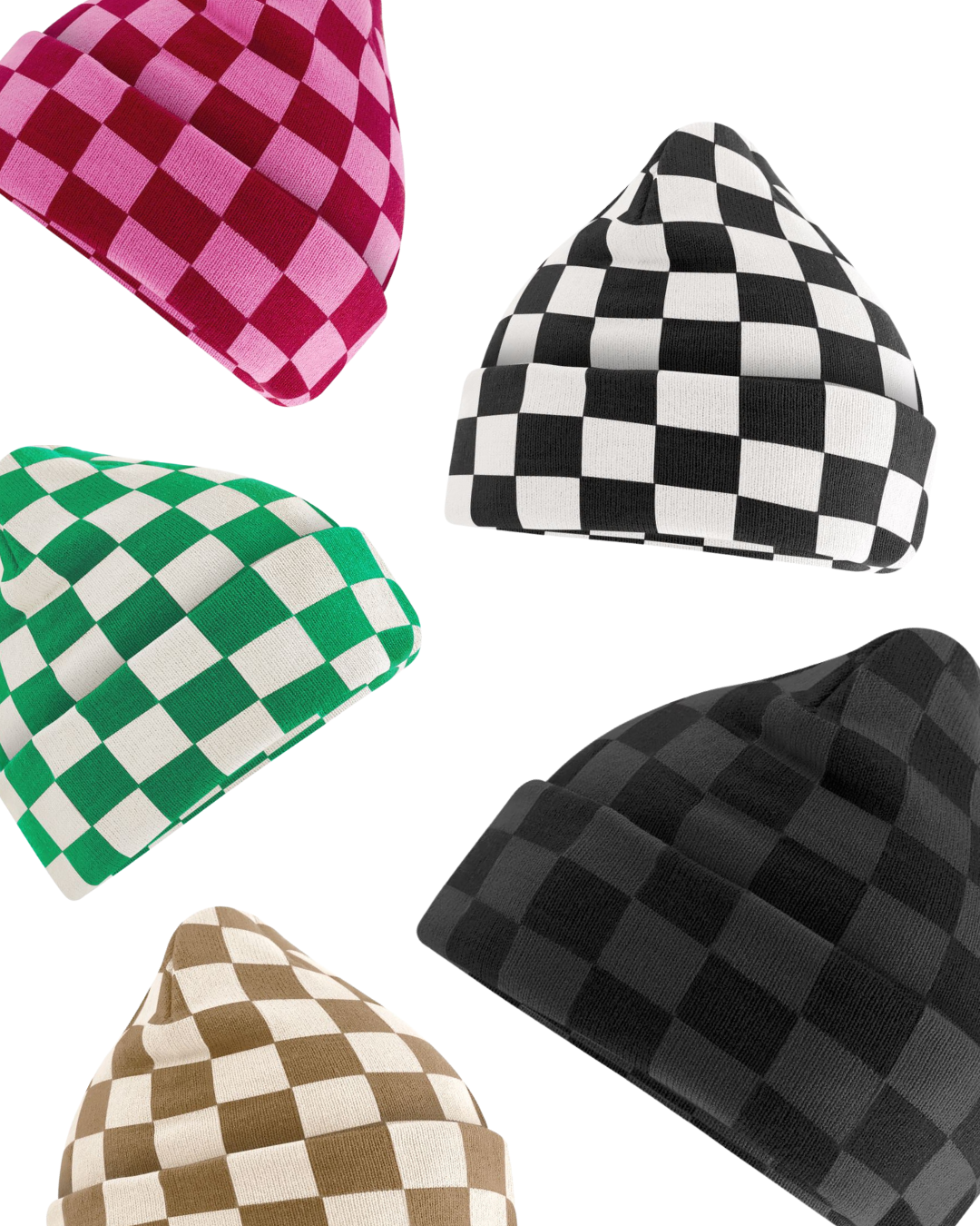Checkerboard Beanie