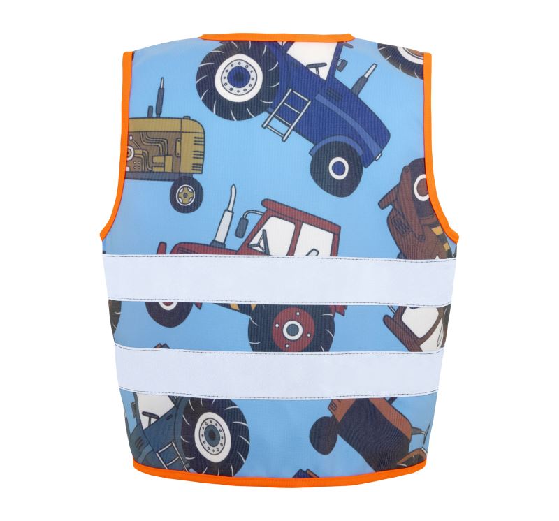 Leuchtweste mit Motiv