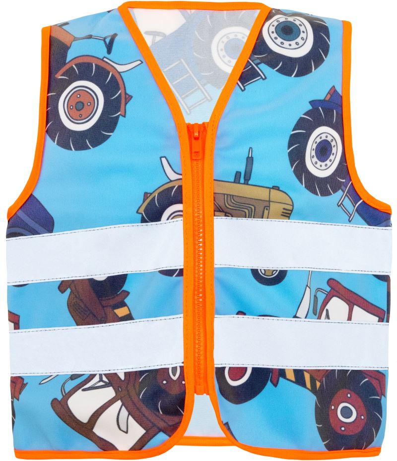 Leuchtweste mit Motiv